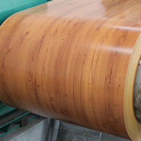 Wooden Grain Finish Aluminum Coil